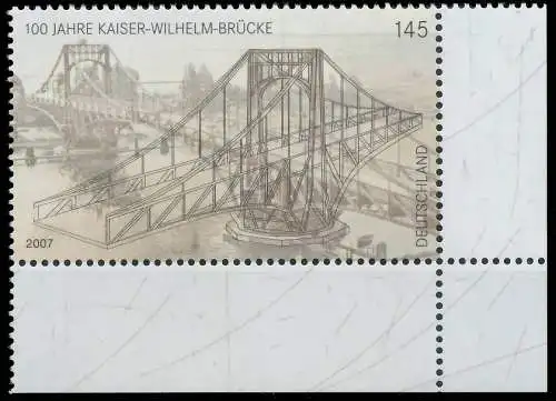 BRD BUND 2007 Nr 2616 postfrisch ECKE-URE 34AE2E