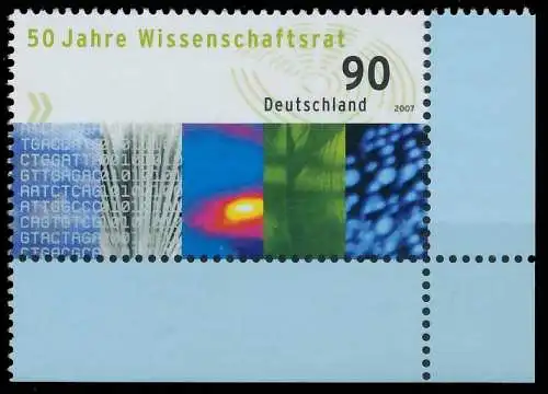 BRD BUND 2007 Nr 2622 postfrisch ECKE-URE 3603E2