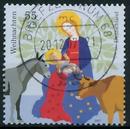 BRD BUND 2007 Nr 2627 gestempelt 36042A