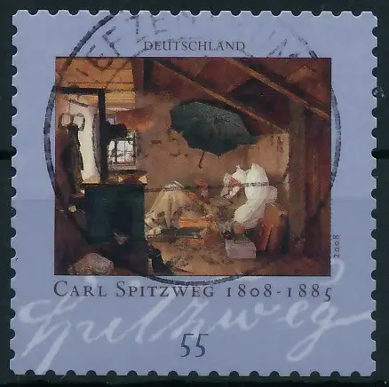 BRD BUND 2008 Nr 2648 gestempelt 36053A