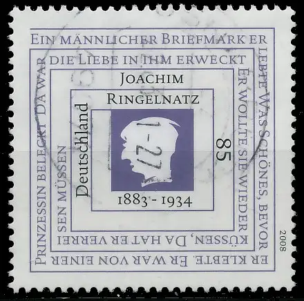 BRD BUND 2008 Nr 2685 gestempelt 3607FA