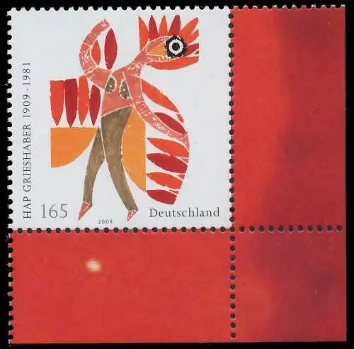 BRD BUND 2009 Nr 2722 postfrisch ECKE-URE 3609E2