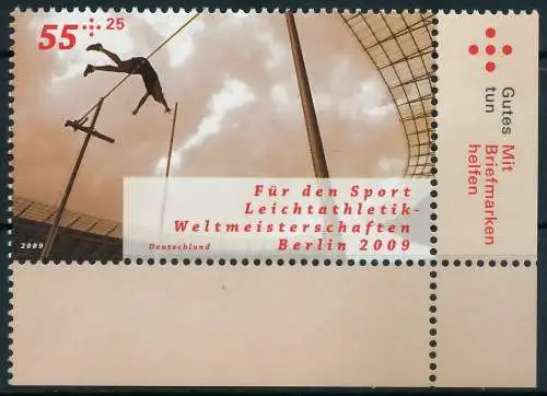 BRD BUND 2009 Nr 2729 postfrisch ECKE-URE 36F31A