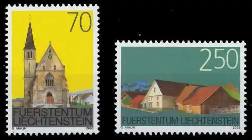 LIECHTENSTEIN 2003 Nr 1314-1315 postfrisch SEE18FE