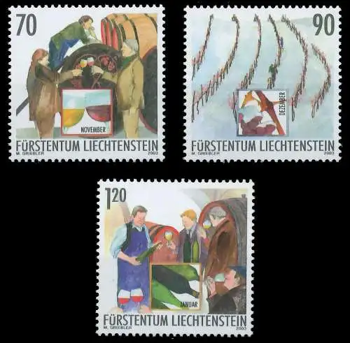 LIECHTENSTEIN 2003 Nr 1333-1335 postfrisch SEE191A