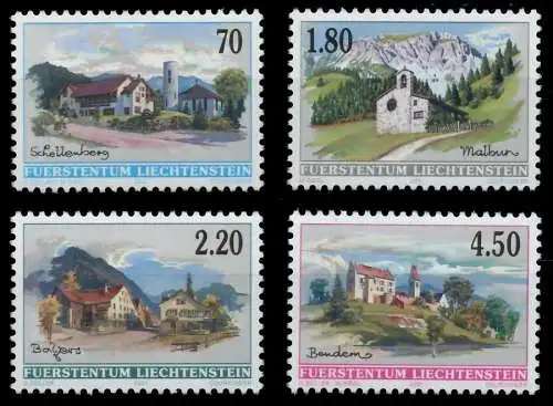 LIECHTENSTEIN 2001 Nr 1262-1265 postfrisch SEE1996