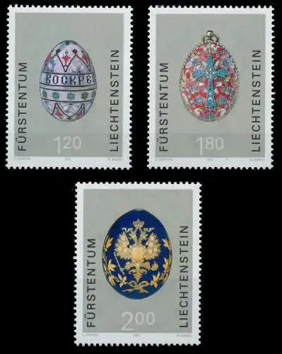 LIECHTENSTEIN 2001 Nr 1259-1261 postfrisch SEE199A