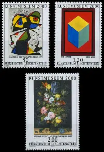 LIECHTENSTEIN 2000 Nr 1245-1247 postfrisch SEE19BE