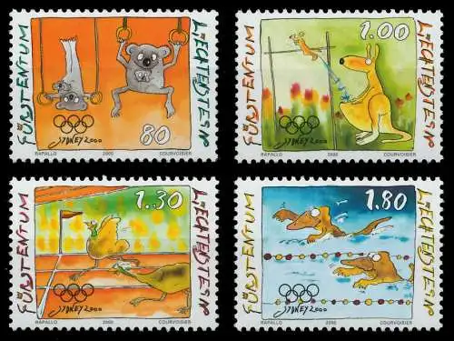 LIECHTENSTEIN 2000 Nr 1241-1244 postfrisch SEE19C6