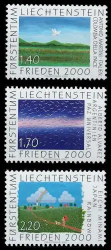 LIECHTENSTEIN 2000 Nr 1238-1240 postfrisch SEE19D6