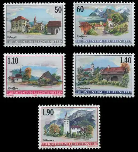 LIECHTENSTEIN 2000 Nr 1229-1233 postfrisch SEE19DE