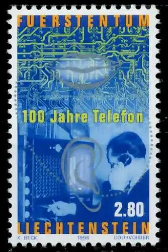 LIECHTENSTEIN 1998 Nr 1189 postfrisch SEE1A1E