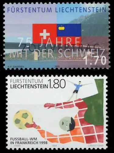 LIECHTENSTEIN 1998 Nr 1171-1172 postfrisch SEE1A32