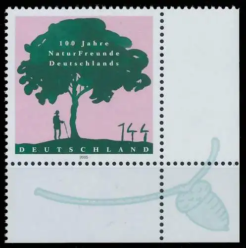 BRD BUND 2005 Nr 2483 postfrisch ECKE-URE 393C76