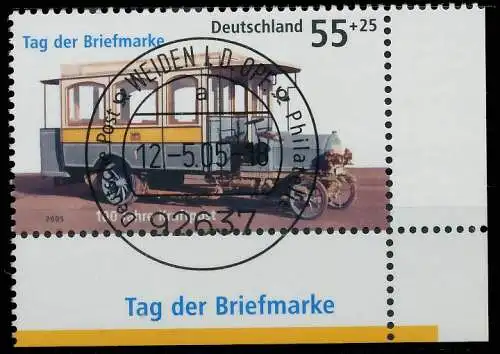 BRD BUND 2005 Nr 2456 zentrisch gestempelt ECKE-URE 397CF2