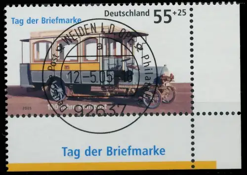 BRD BUND 2005 Nr 2456 zentrisch gestempelt ECKE-URE 397CF2