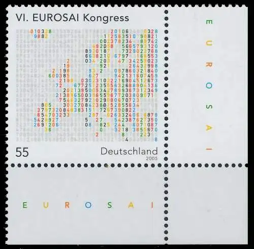 BRD BUND 2005 Nr 2470 postfrisch ECKE-URE 397D5E