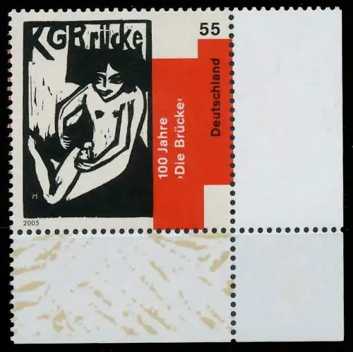 BRD BUND 2005 Nr 2458 postfrisch ECKE-URE 397E32