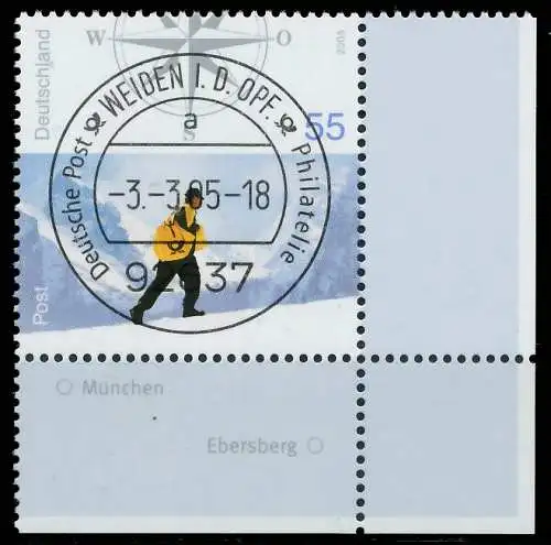 BRD BUND 2005 Nr 2448 zentrisch gestempelt ECKE-URE 397EE2