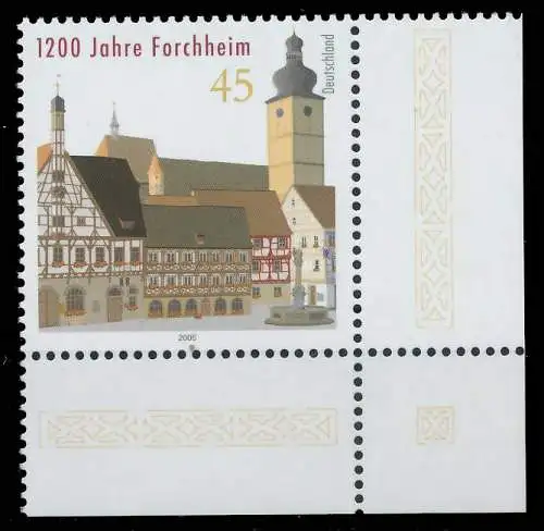 BRD BUND 2005 Nr 2438 postfrisch ECKE-URE 397FCA