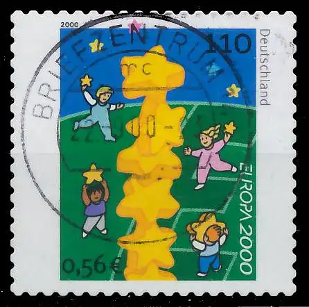 BRD BUND 2000 Nr 2114 zentrisch gestempelt 3A3EAA