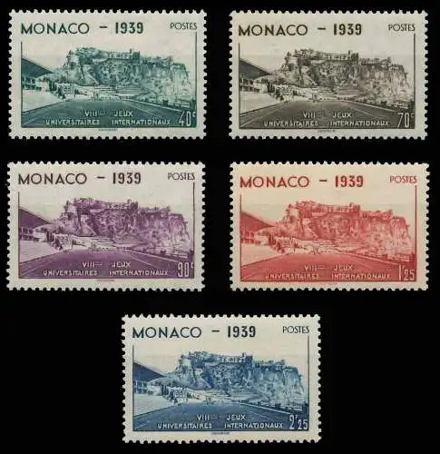 MONACO 1939 Nr 200-204 postfrisch 3AD50A
