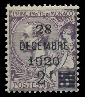 MONACO 1921 Nr 48 ungebraucht 3AD6AE