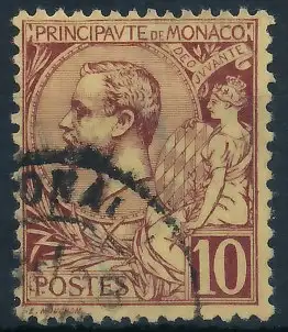 MONACO 1891 Nr 14 gestempelt 3AD76A