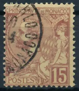 MONACO 1901 Nr 24 gestempelt 3AD796