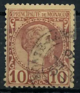 MONACO 1885 Nr 4 gestempelt 3AD7BA