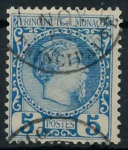 MONACO 1885 Nr 3 gestempelt 3AD7B6