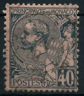 MONACO 1891 Nr 17 gestempelt 3AD7FA