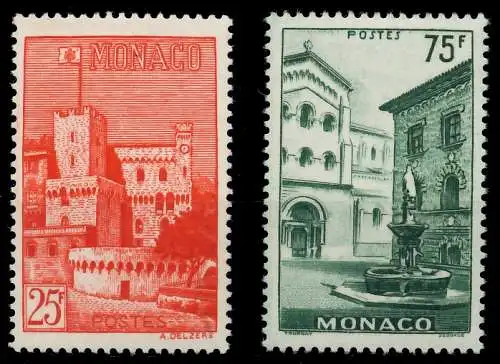 MONACO 1954 Nr 490-491 postfrisch 3B3186