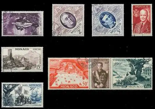 MONACO 1956 Nr 527-535 gestempelt 3B31DA