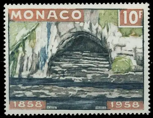 MONACO 1958 Nr 595 postfrisch 3B34FA