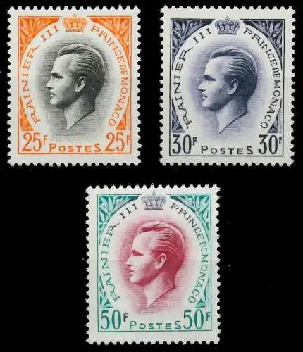 MONACO 1959 Nr 622-624 postfrisch SF09BD6