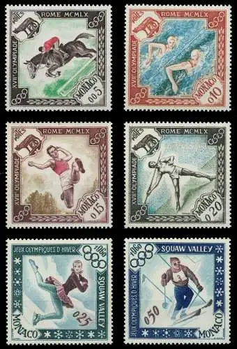 MONACO 1960 Nr 629-634 postfrisch 3B36EA
