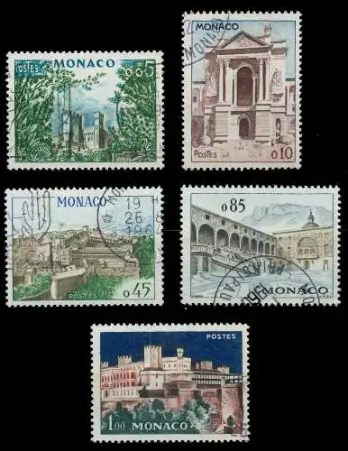 MONACO 1960 Nr 644-648 gestempelt 3B389E