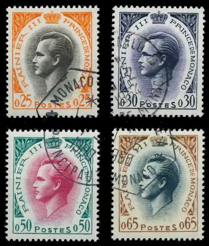 MONACO 1960 Nr 657-660 gestempelt 3B3942
