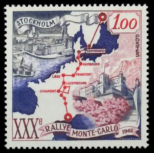 MONACO 1961 Nr 666 postfrisch SF09F76