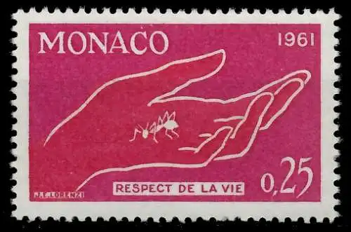 MONACO 1961 Nr 670 postfrisch SF0BFDE