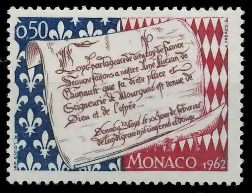 MONACO 1962 Nr 690 postfrisch SF0C15E