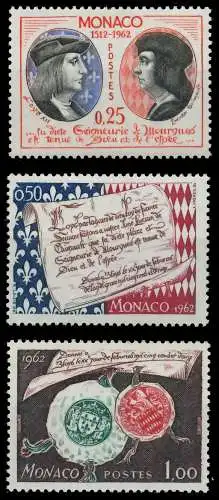 MONACO 1962 Nr 689-691 postfrisch 3B5BBA