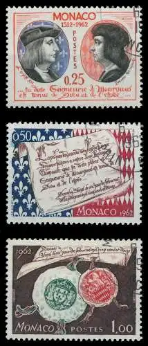 MONACO 1962 Nr 689-691 gestempelt 3B5BDE