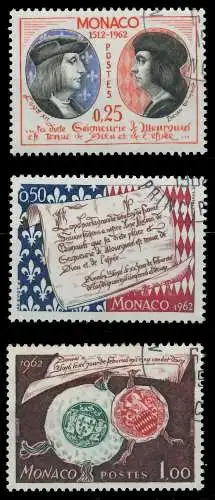 MONACO 1962 Nr 689-691 gestempelt 3B5BD6