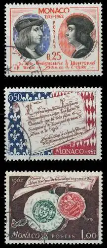 MONACO 1962 Nr 689-691 gestempelt 3B5BE6