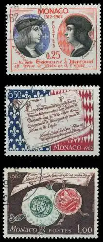 MONACO 1962 Nr 689-691 gestempelt 3B5BF6