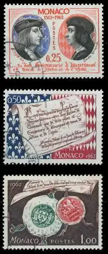 MONACO 1962 Nr 689-691 gestempelt 3B5BEE