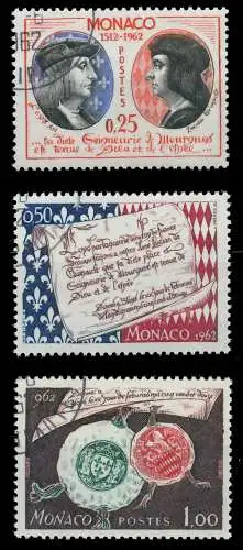 MONACO 1962 Nr 689-691 gestempelt 3B5BE2