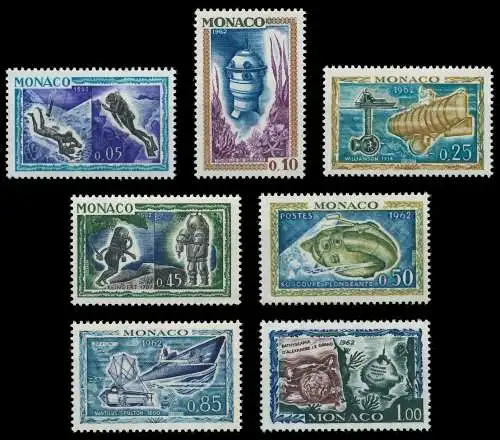 MONACO 1962 Nr 710-716 postfrisch SF0C3DE